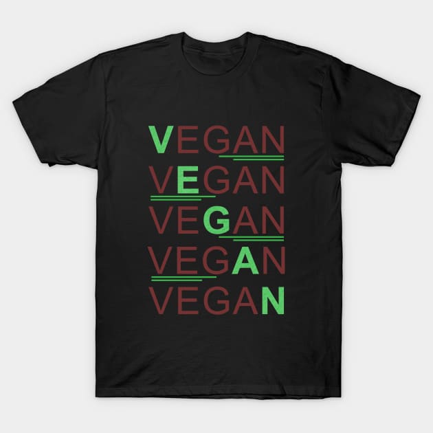 Veganism T-Shirt by AnjPrint